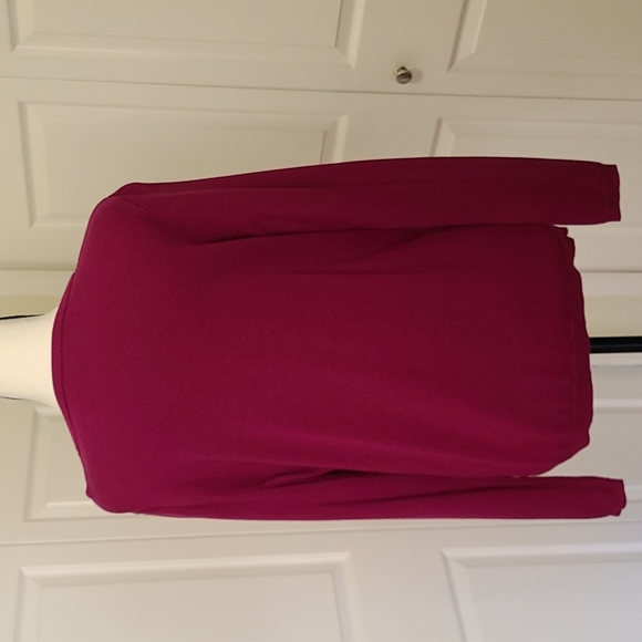 Talbots Cardigan Raspberry Medium - Picture 5 of 9